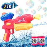 Su ve Köpük Fonksiyonlu Çocuk Su Tabancası Kırmızı